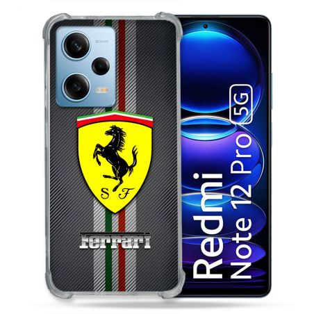 Coque Pour Xiaomi Redmi Note 12 Pro 5G Ferrari Carbone