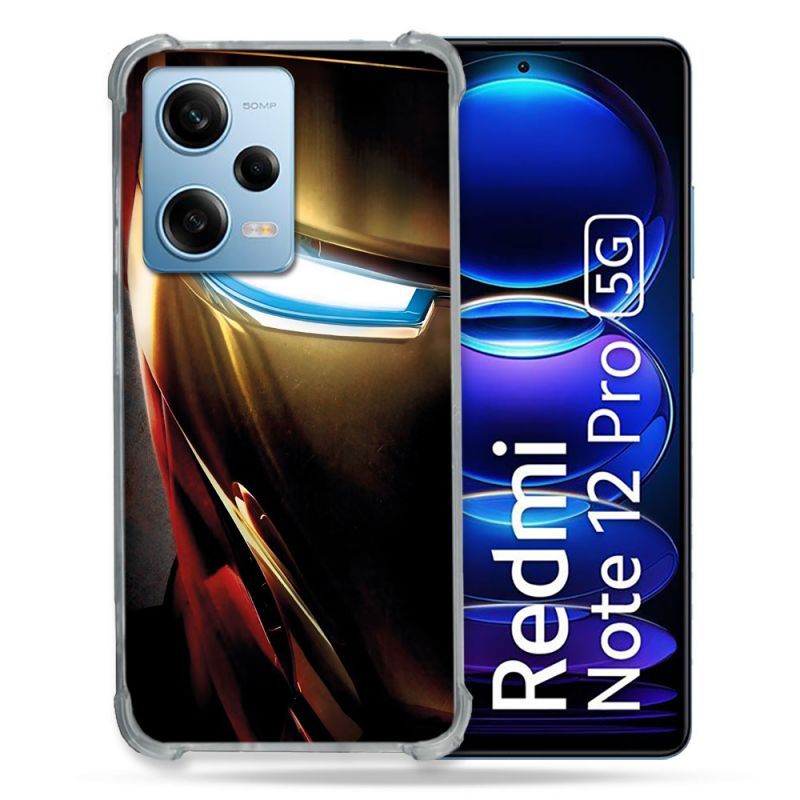 Coque Pour Xiaomi Redmi Note 12 Pro 5G Iron Man Casque