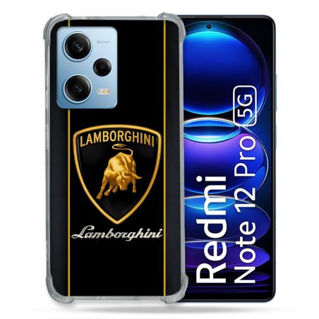 Coque Pour Xiaomi Redmi Note 12 Pro 5G Lamborghini Carbone