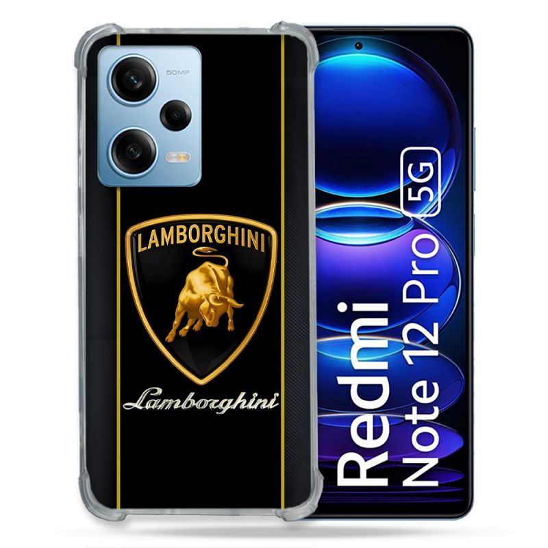 Coque Pour Xiaomi Redmi Note 12 Pro 5G Lamborghini Carbone