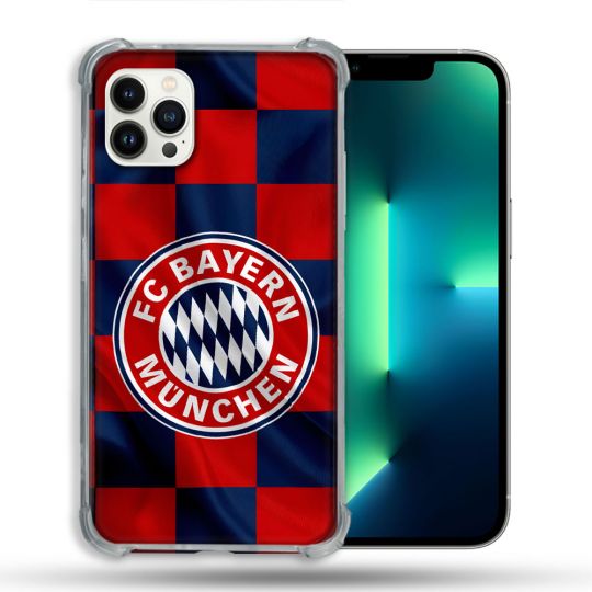 Coque Pour Iphone 13 Pro Foot Bayern Munich Carreaux