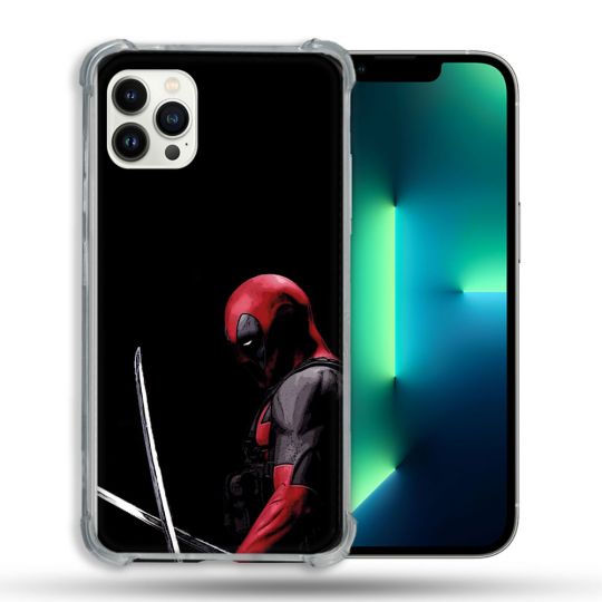 Coque Pour Iphone 13 Pro Deadpool Epee