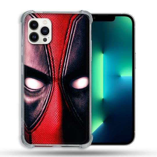 Coque Pour Iphone 13 Pro Deadpool Yeux