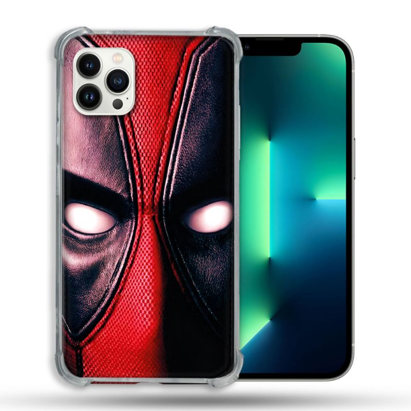Coque Pour Iphone 13 Pro Deadpool Yeux