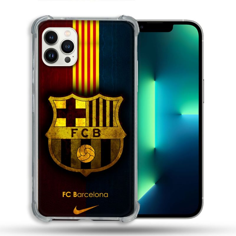 Coque Pour Iphone 13 Pro Foot FC Barcelone Vintage