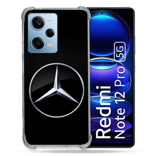 Coque Pour Xiaomi Redmi Note 12 Pro 5G Mercedes Carbone