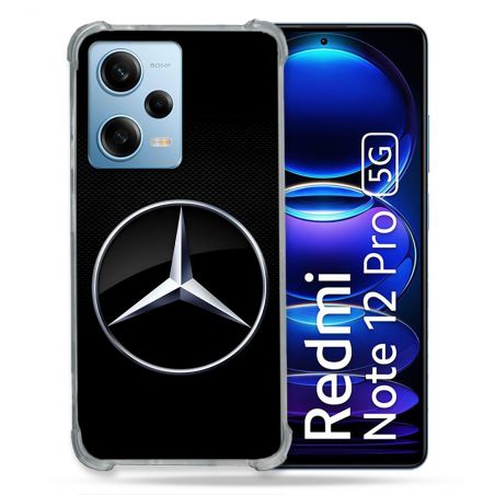 Coque Pour Xiaomi Redmi Note 12 Pro 5G Mercedes Carbone