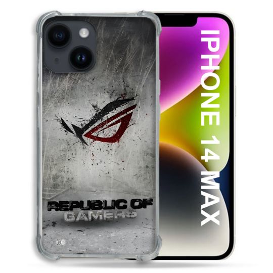 Coque Pour Coque Iphone 14 Plus ROG Gris