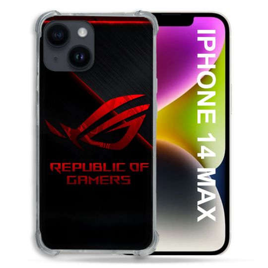 Coque Pour Coque Iphone 14 Plus ROG Rouge
