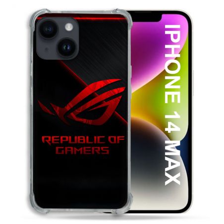 Coque Pour Coque Iphone 14 Plus ROG Rouge