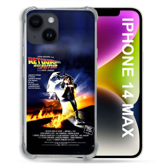 Coque Pour Coque Iphone 14 Plus Retour Vers Le Futur Affiche