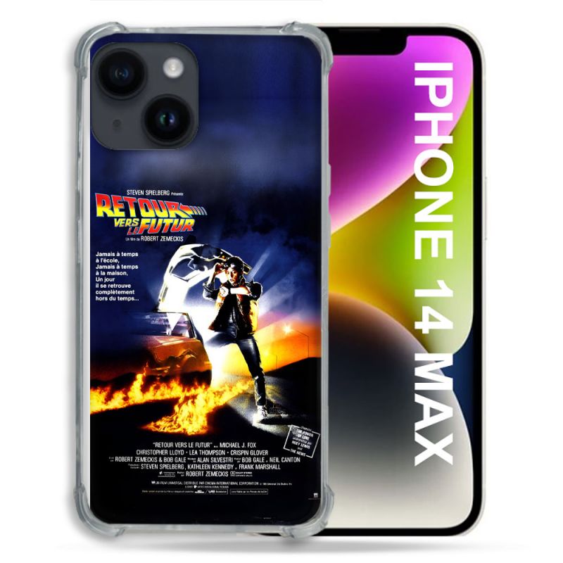 Coque Pour Coque Iphone 14 Plus Retour Vers Le Futur Affiche