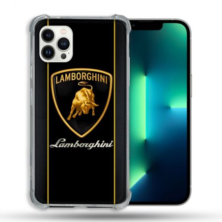 Coque Pour Iphone 13 Pro Lamborghini Carbone
