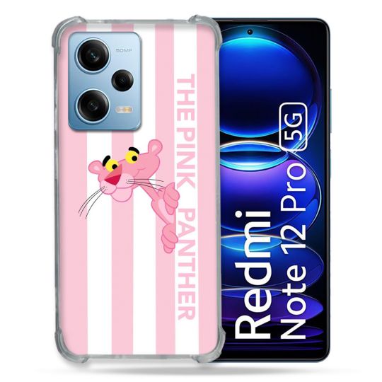 Coque Pour Xiaomi Redmi Note 12 Pro 5G Panthere Rose