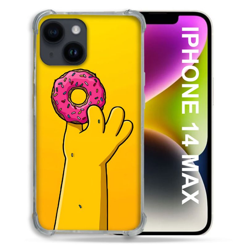 Coque Pour Coque Iphone 14 Plus Simpson Donuts