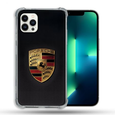 Coque Pour Iphone 13 Pro Porsche Carbone