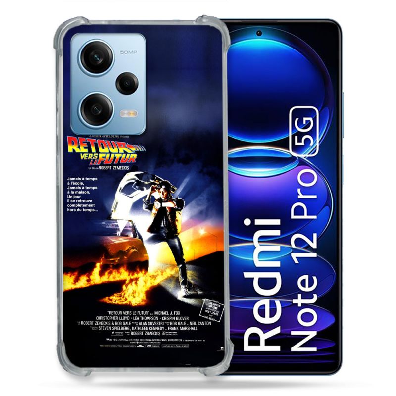 Coque Pour Xiaomi Redmi Note 12 Pro 5G Retour Vers Le Futur Affiche