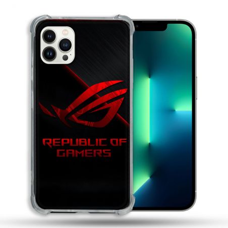 Coque Pour Iphone 13 Pro ROG Rouge