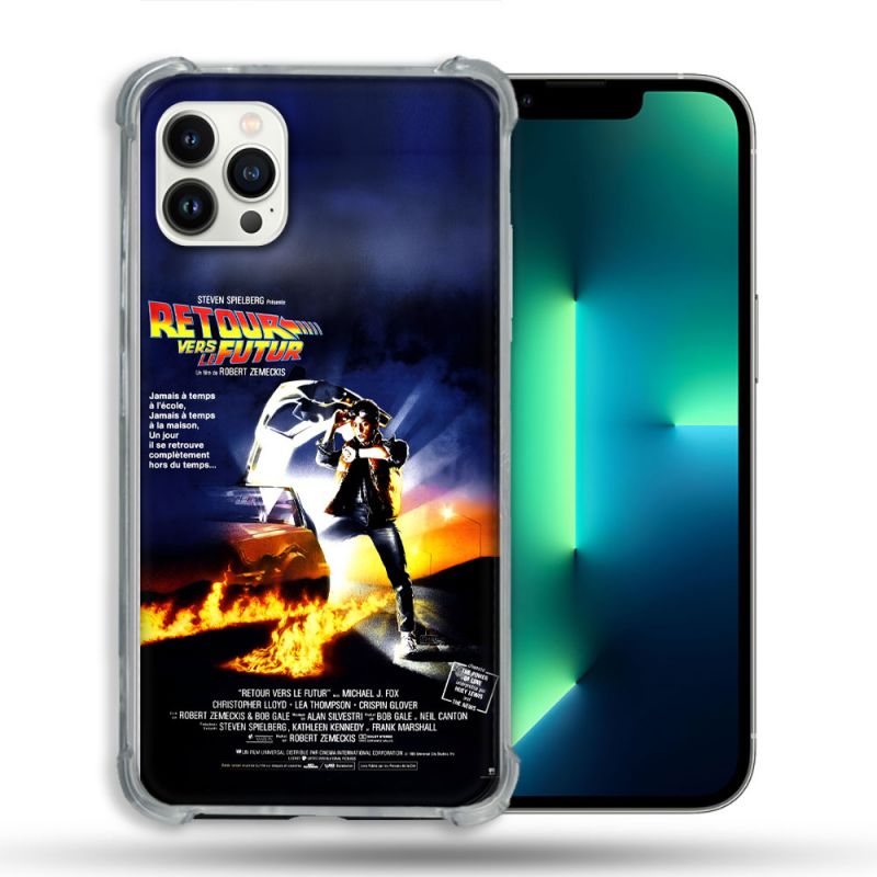 Coque Pour Iphone 13 Pro Retour Vers Le Futur Affiche