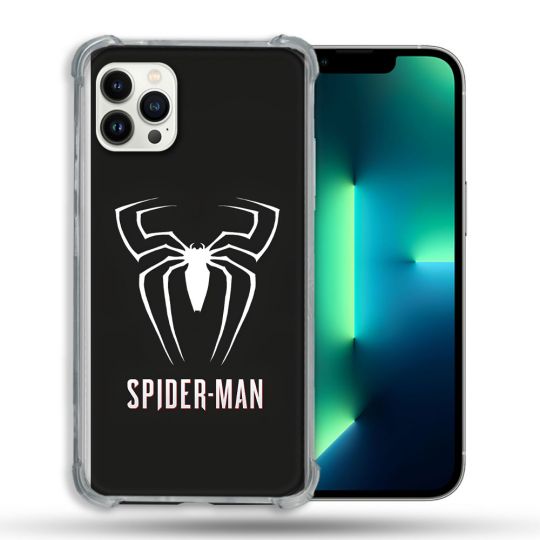 Coque Pour Iphone 13 Pro Spiderman Logo
