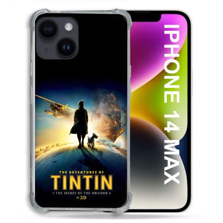 Coque Pour Coque Iphone 14 Plus Tintin Affiche