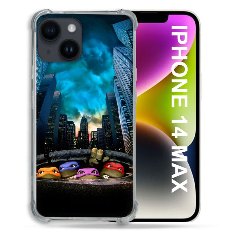 Coque Pour Coque Iphone 14 Plus Tortue Ninja Ville