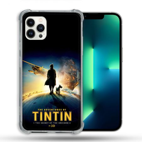 Coque Pour Iphone 13 Pro Tintin Affiche