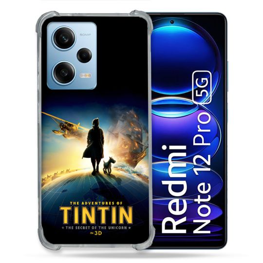 Coque Pour Xiaomi Redmi Note 12 Pro 5G Tintin Affiche