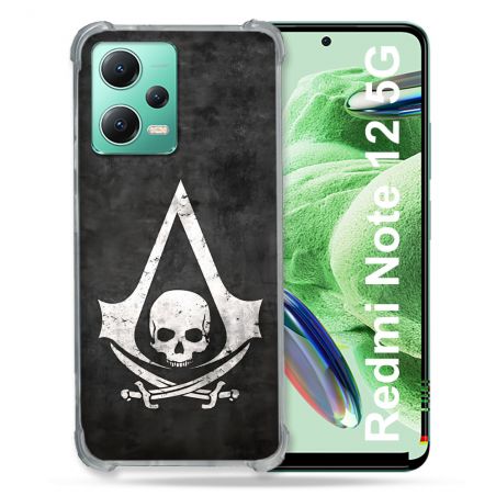 Coque Pour Xiaomi Redmi Note 12 5G Assassin Creed Tete Mort