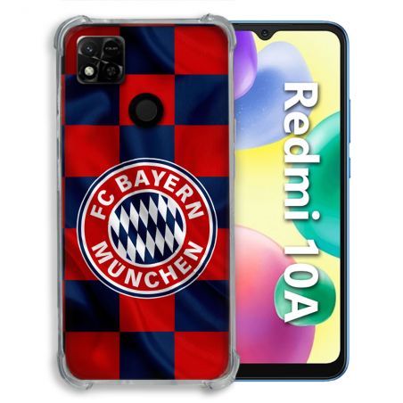 Coque Pour Xiaomi Redmi 10A Foot Bayern Munich Carreaux