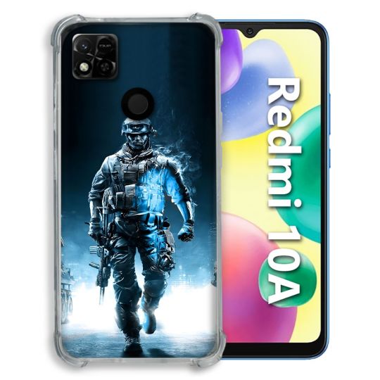 Coque Pour Xiaomi Redmi 10A Call Of Duty Guerrier