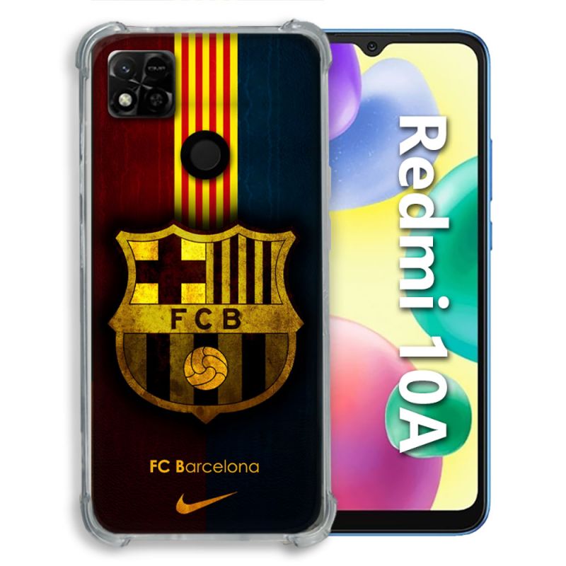 Coque Pour Xiaomi Redmi 10A Foot FC Barcelone Vintage