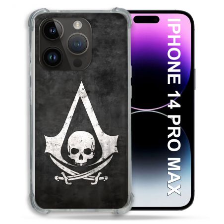 Coque Pour Iphone 14 Pro Plus Assassin Creed Tete Mort