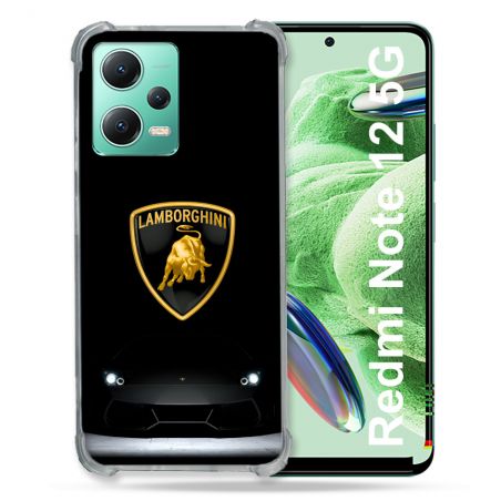 Coque Pour Xiaomi Redmi Note 12 5G Lamborghini Noir