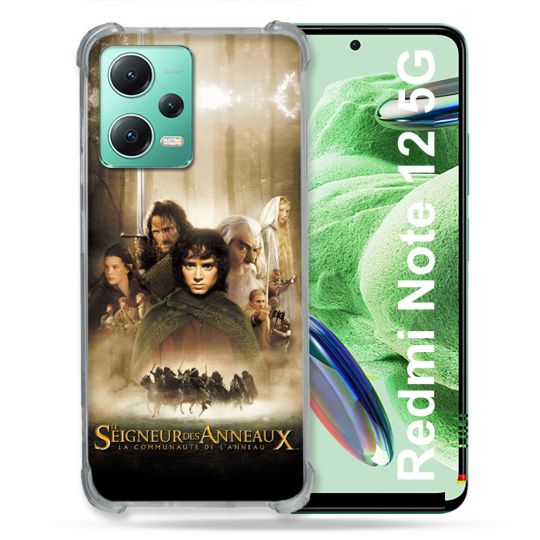 Coque Pour Xiaomi Redmi Note 12 5G Le seigneur Des Anneaux Affiche