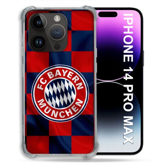 Coque Pour Iphone 14 Pro Plus Foot Bayern Munich Carreaux