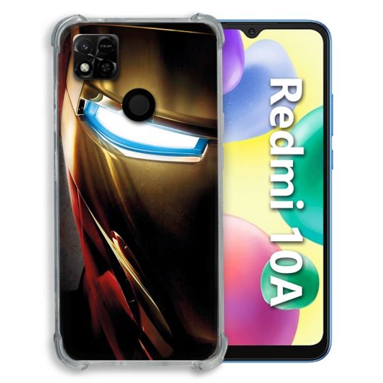 Coque Pour Xiaomi Redmi 10A Iron Man Casque