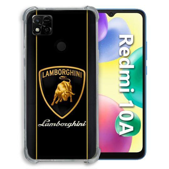 Coque Pour Xiaomi Redmi 10A Lamborghini Carbone