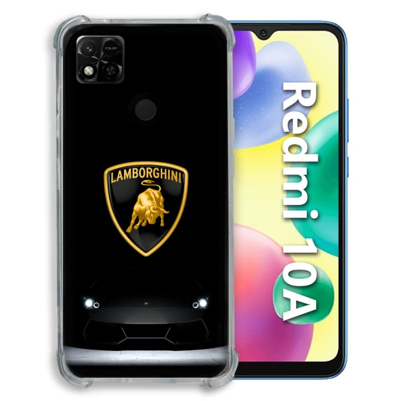 Coque Pour Xiaomi Redmi 10A Lamborghini Noir