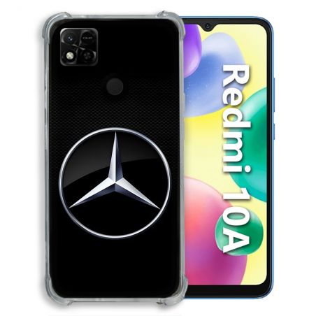 Coque Pour Xiaomi Redmi 10A Mercedes Carbone