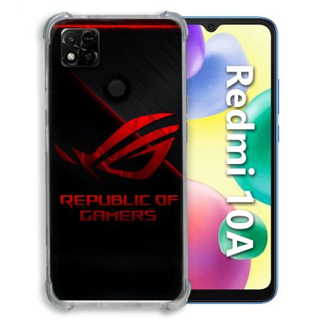 Coque Pour Xiaomi Redmi 10A ROG Rouge