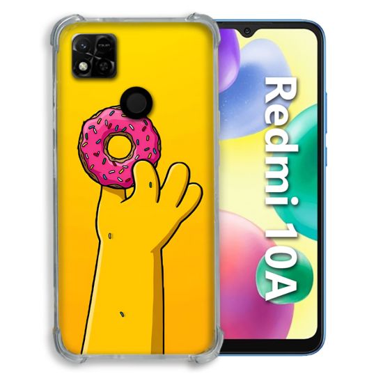 Coque Pour Xiaomi Redmi 10A Simpson Donuts