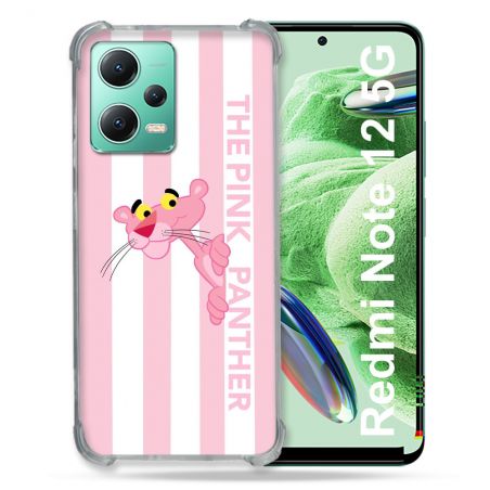 Coque Pour Xiaomi Redmi Note 12 5G Panthere Rose