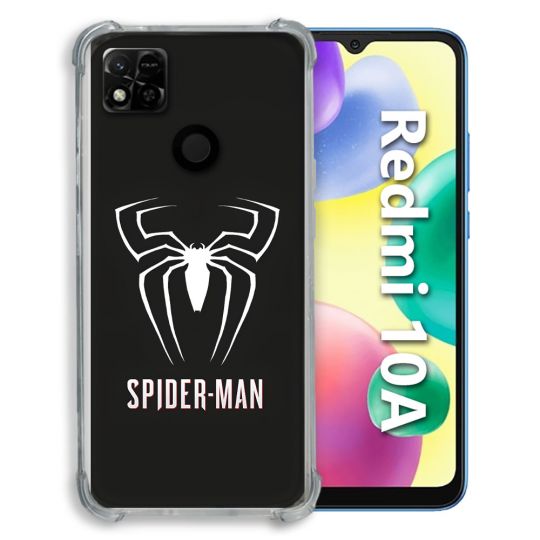 Coque Pour Xiaomi Redmi 10A Spiderman Logo