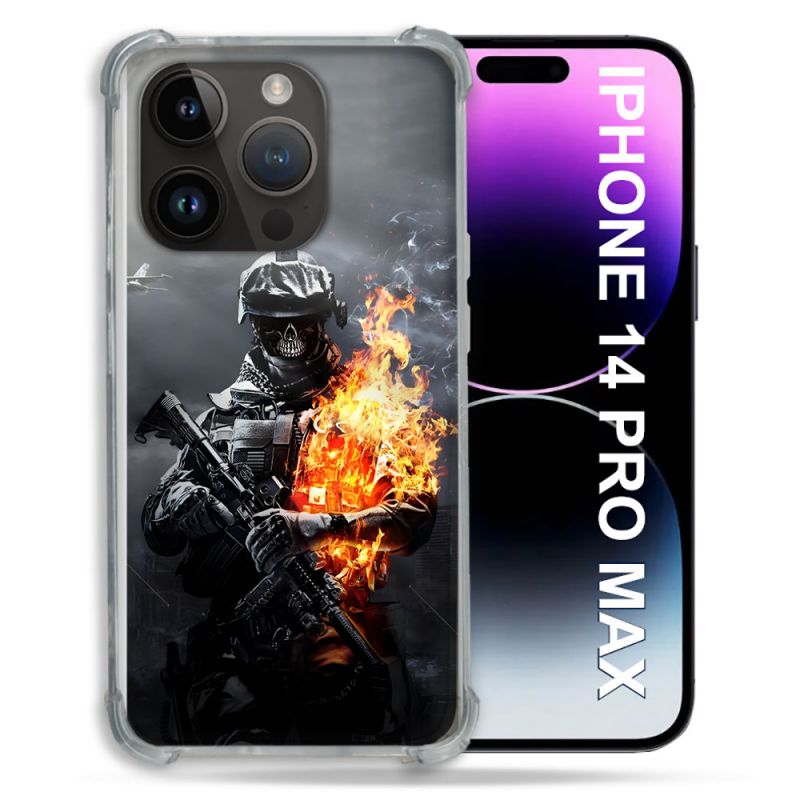 Coque Pour Iphone 14 Pro Plus Call Of Duty Squelette