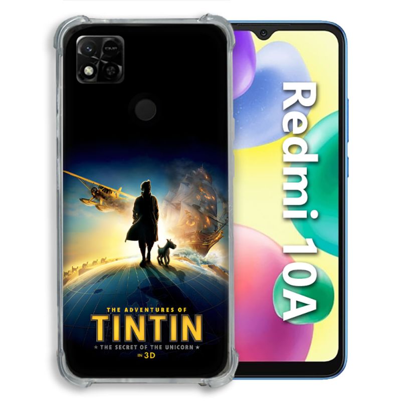 Coque Pour Xiaomi Redmi 10A Tintin Affiche