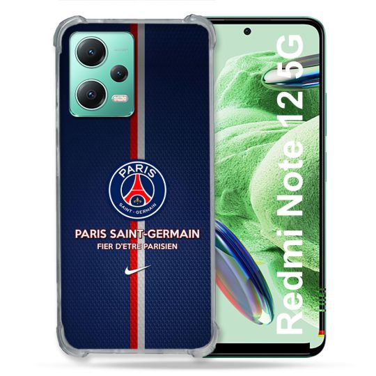 Coque Pour Xiaomi Redmi Note 12 5G Foot PSG Fier