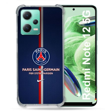 Coque Pour Xiaomi Redmi Note 12 5G Foot PSG Fier