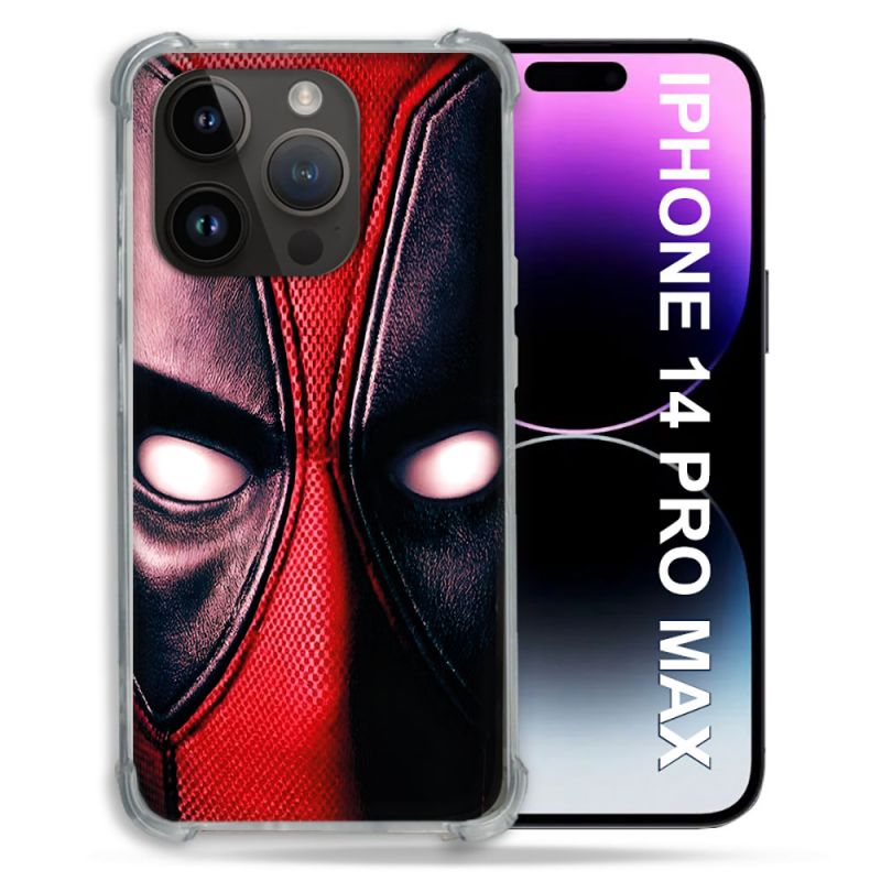 Coque Pour Iphone 14 Pro Plus Deadpool Yeux