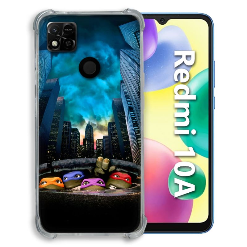 Coque Pour Xiaomi Redmi 10A Tortue Ninja Ville